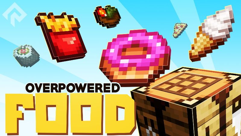 Overpowered Food on the Minecraft Marketplace by RareLoot Overpowered Food on the Minecraft Marketplace by RareLoot