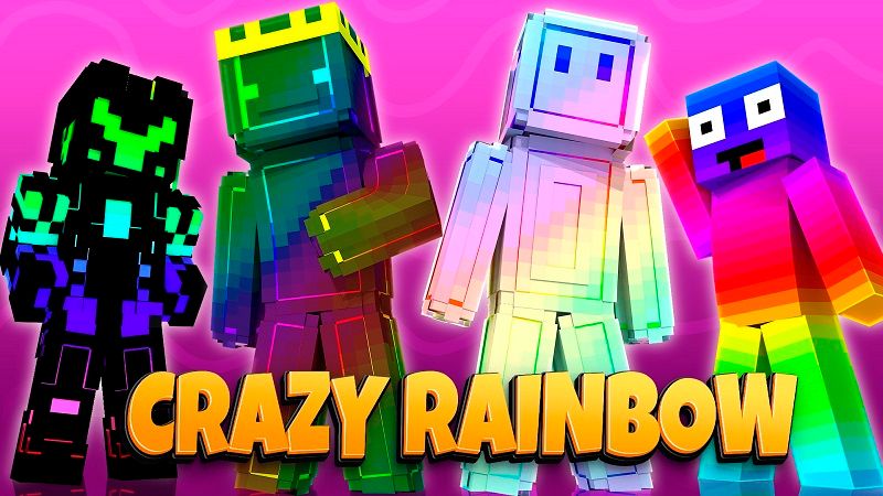 Crazy Rainbow on the Minecraft Marketplace by Street Studios Crazy Rainbow on the Minecraft Marketplace by Street Studios