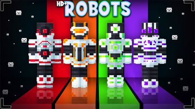 HD Robots on the Minecraft Marketplace by Glowfischdesigns