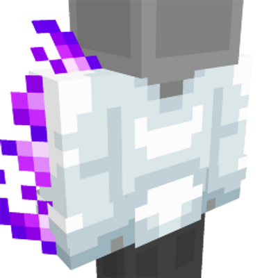 White Hoodie Purple on the Minecraft Marketplace by HorizonBlocks