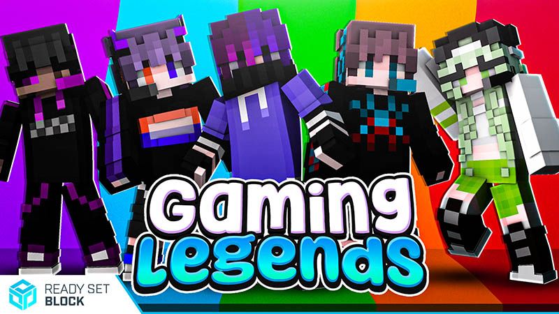 Gaming Legends on the Minecraft Marketplace by Ready, Set, Block!