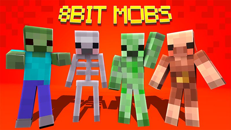 8Bit Mobs on the Minecraft Marketplace by HeroPixels