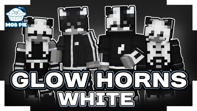 Glow Horns White on the Minecraft Marketplace by Mob Pie