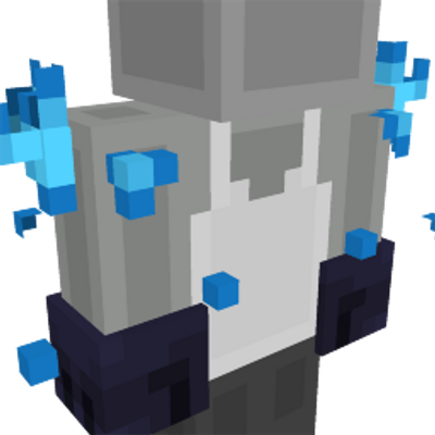 Blue Flaming Gloves on the Minecraft Marketplace by Noxcrew