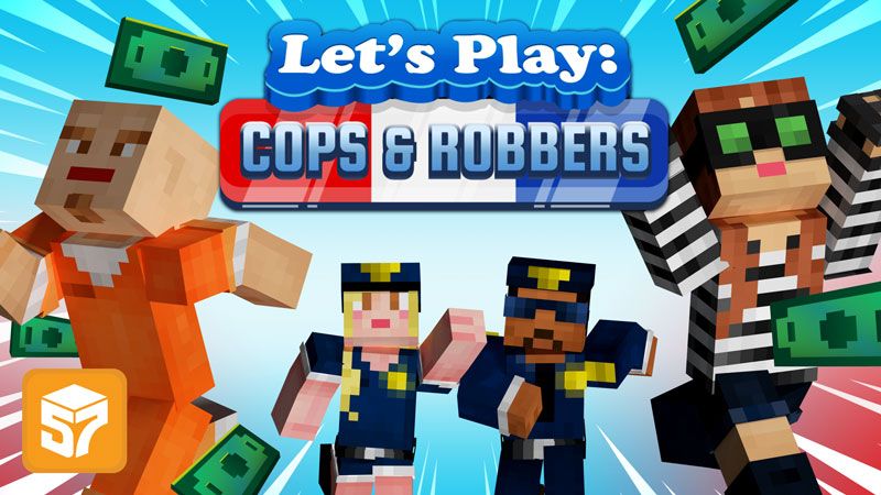 Lets Play Cops Robbers By 57digital Minecraft Skin Pack Minecraft Marketplace