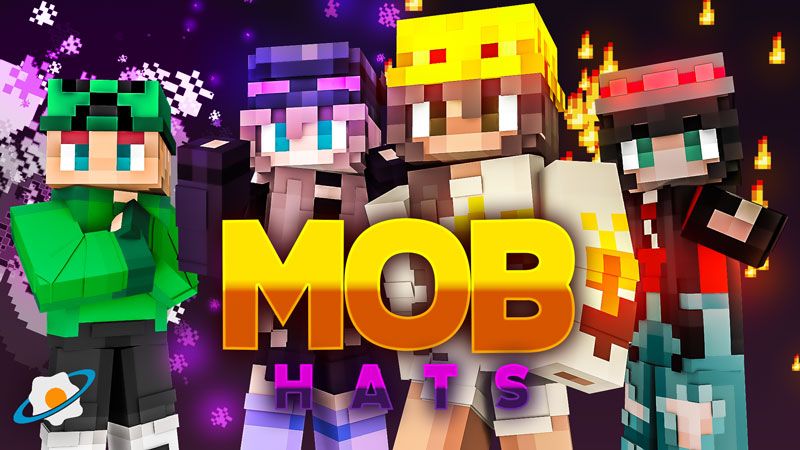 Mob Hats on the Minecraft Marketplace by NovaEGG Mob Hats on the Minecraft Marketplace by NovaEGG