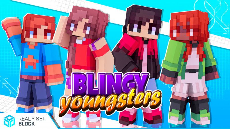 Blingy Youngsters on the Minecraft Marketplace by Ready, Set, Block! Blingy Youngsters on the Minecraft Marketplace by Ready, Set, Block!