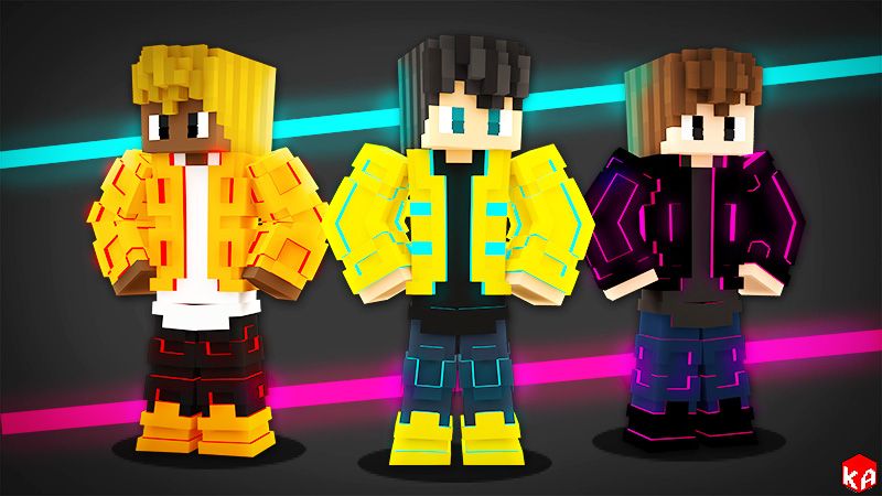 Glowing Teens on the Minecraft Marketplace by KA Studios
