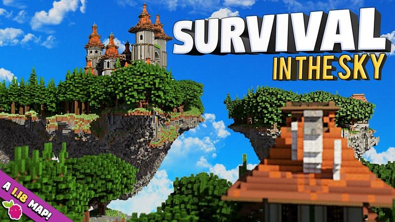 Survival in the Sky on the Minecraft Marketplace by Razzleberries