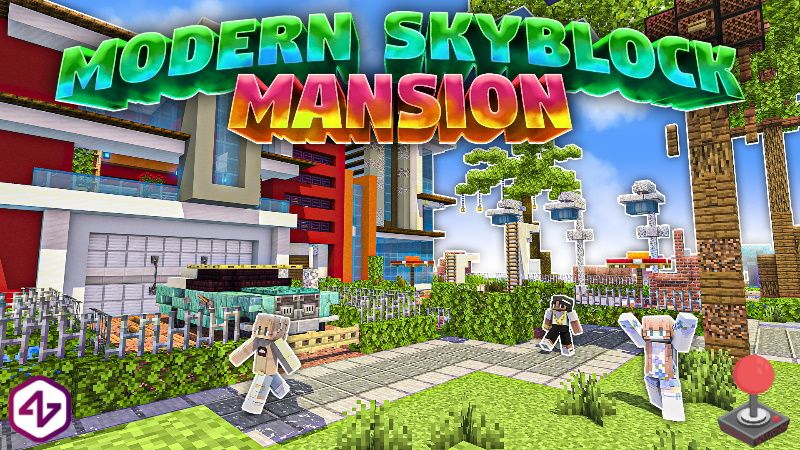 Modern Skyblock Mansion