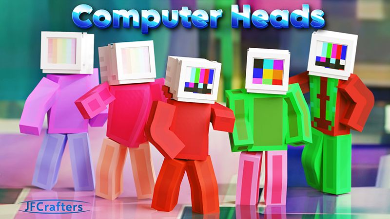 Computer Heads on the Minecraft Marketplace by JFCrafters