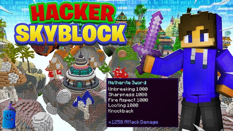 Skyblock Hacker on the Minecraft Marketplace by Street Studios