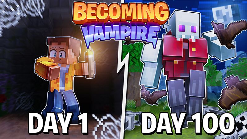 Becoming Vampire on the Minecraft Marketplace by CubeCraft Games