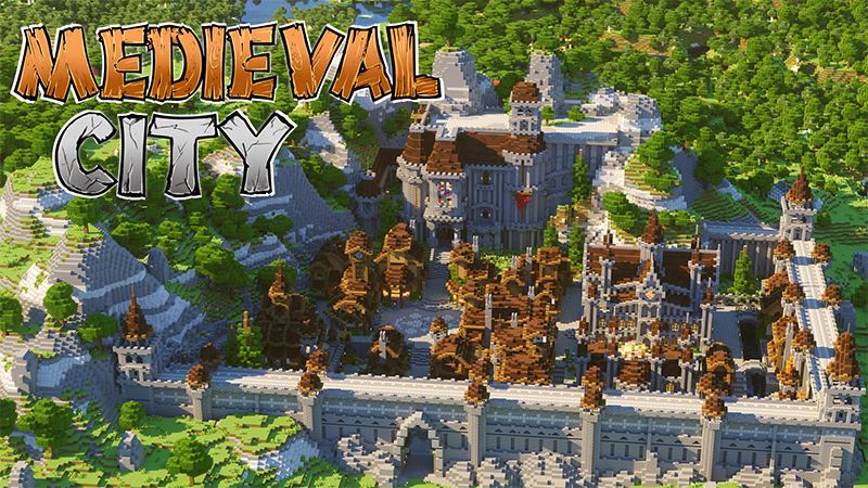 minecraft medieval city