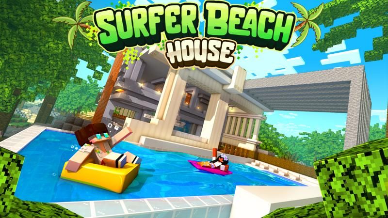 Surfer Beach Houses on the Minecraft Marketplace by Nitric Concepts