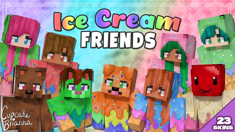 Ice Cream Friends HD Skin Pack