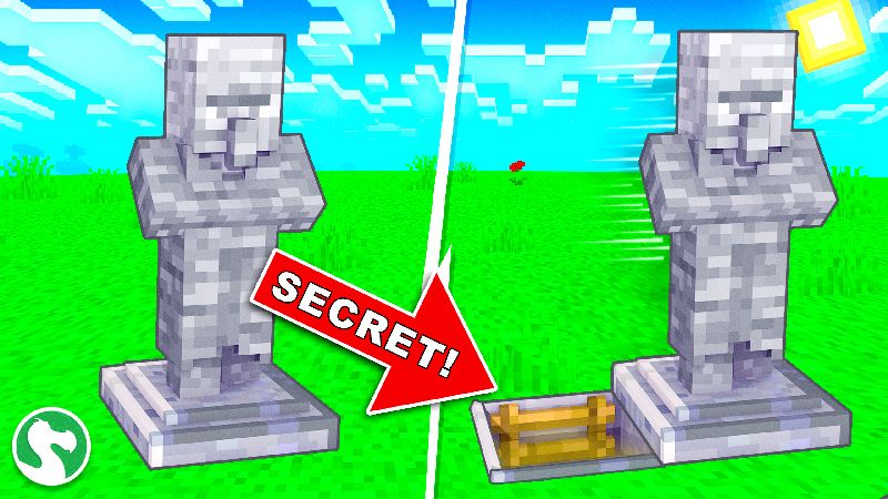 Secret Statue Base on the Minecraft Marketplace by Dodo Studios