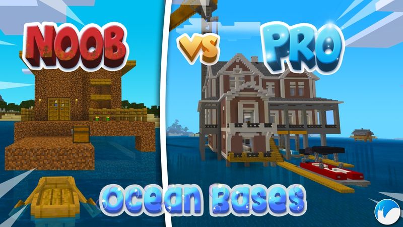Noob VS Pro: Ocean Bases