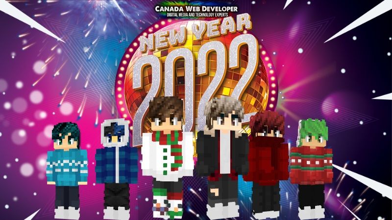 NEW YEAR 2022 on the Minecraft Marketplace by CanadaWebDeveloper