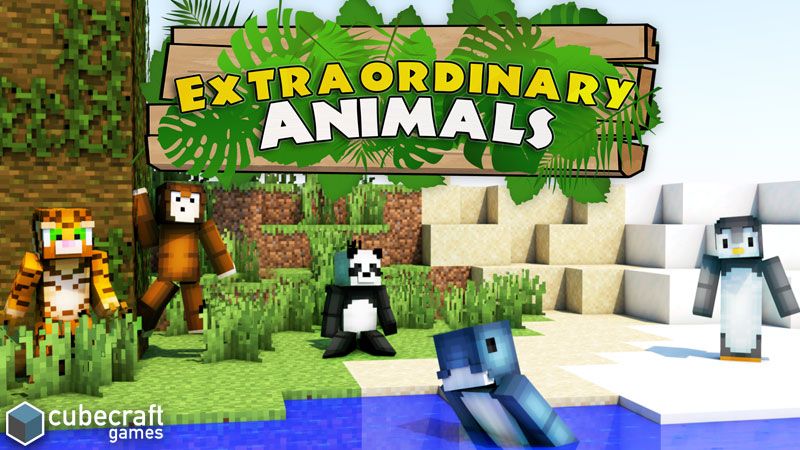 Extraordinary Animals on the Minecraft Marketplace by CubeCraft Games Extraordinary Animals on the Minecraft Marketplace by CubeCraft Games