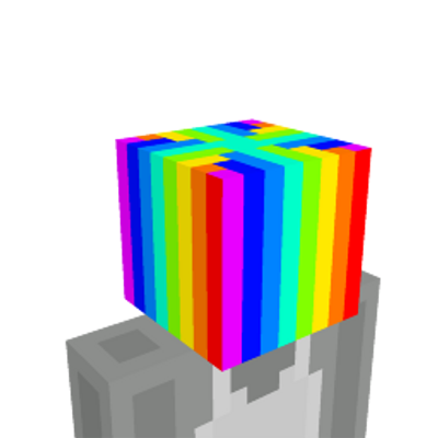 Rainbow Head on the Minecraft Marketplace by 5 Frame Studios