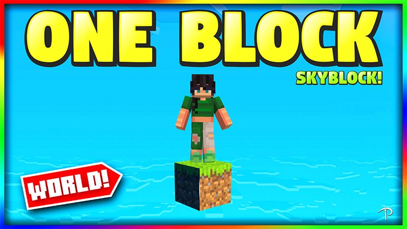 ONE BLOCK SKYBLOCK World on the Minecraft Marketplace by Pickaxe Studios ONE BLOCK SKYBLOCK World on the Minecraft Marketplace by Pickaxe Studios