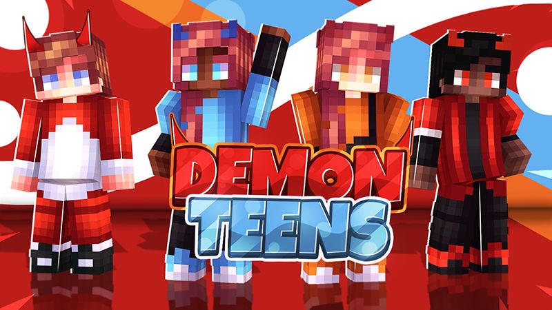 Demon Teens by Mine-North (Minecraft Skin Pack) - Minecraft Marketplace ...