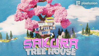 Sakura Tree House on the Minecraft Marketplace by Pixelusion