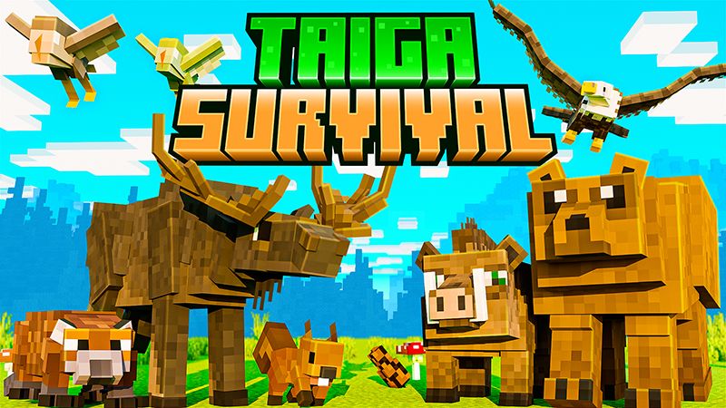 Taiga Survival on the Minecraft Marketplace by HeroPixels Taiga Survival on the Minecraft Marketplace by HeroPixels