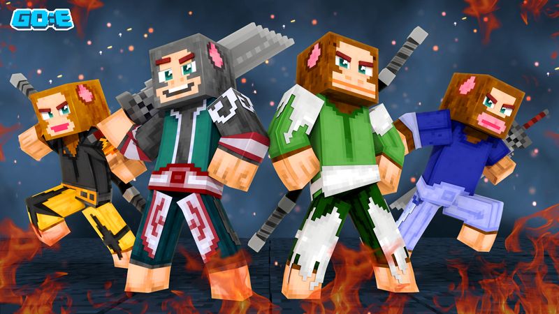 Monkey Warriors on the Minecraft Marketplace by GoE-Craft Monkey Warriors on the Minecraft Marketplace by GoE-Craft