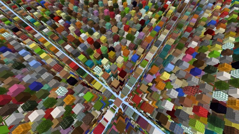 Lucky Blocks Sky Grid by Fall Studios