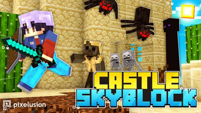 Castle Skyblock on the Minecraft Marketplace by Pixelusion