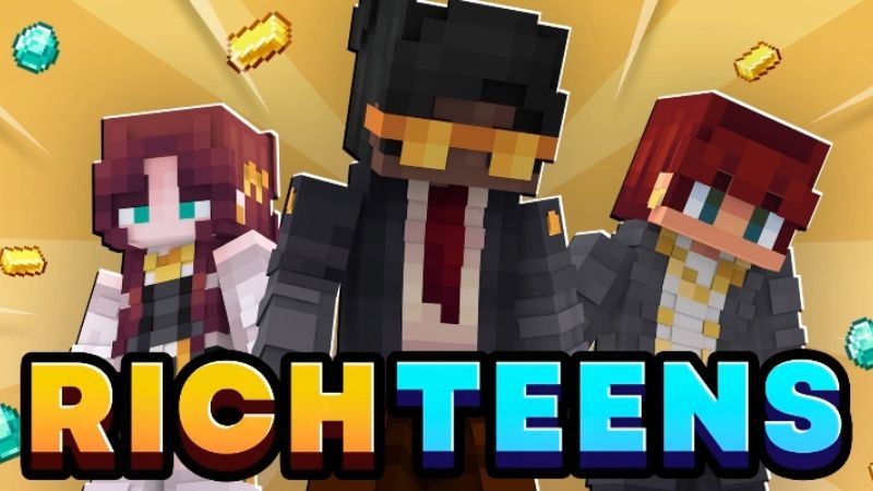 Rich Teens on the Minecraft Marketplace by Piki Studios Rich Teens on the Minecraft Marketplace by Piki Studios