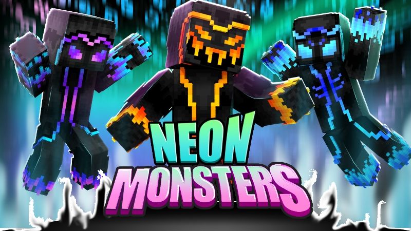 Neon Monsters on the Minecraft Marketplace by StarkTMA