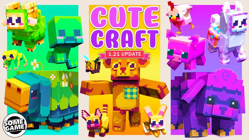 Cute Craft Texture Pack on the Minecraft Marketplace by Some Game Studio