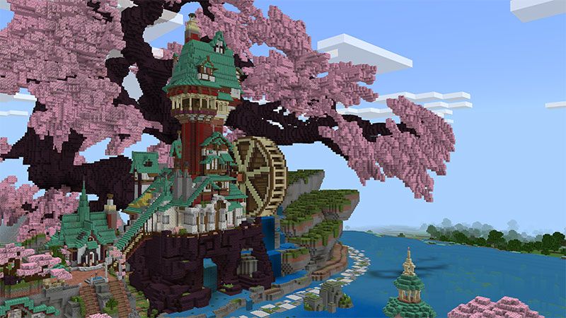 Cherry Blossom Treehouse by Team VoidFeather