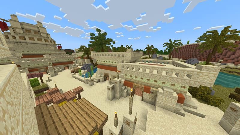 Simple Spawns Desert Village by Razzleberries