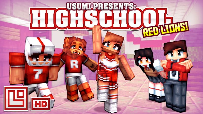 High School Red Lions on the Minecraft Marketplace by Pixel Squared High School Red Lions on the Minecraft Marketplace by Pixel Squared