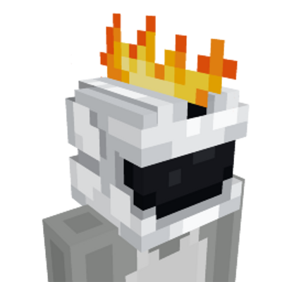 Fire Mohawk Helmet on the Minecraft Marketplace by Honeyfrost
