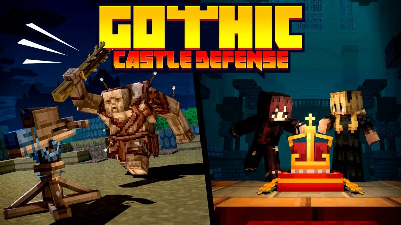 Gothic Castle Defense on the Minecraft Marketplace by CrackedCubes