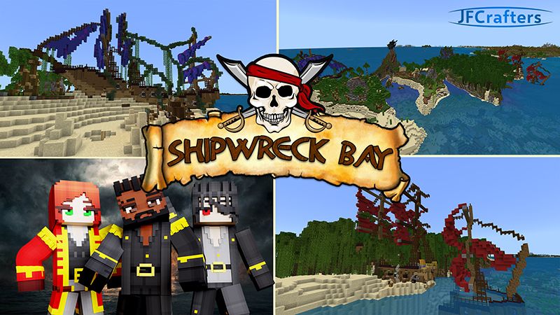 Shipwreck Bay on the Minecraft Marketplace by JFCrafters Shipwreck Bay on the Minecraft Marketplace by JFCrafters