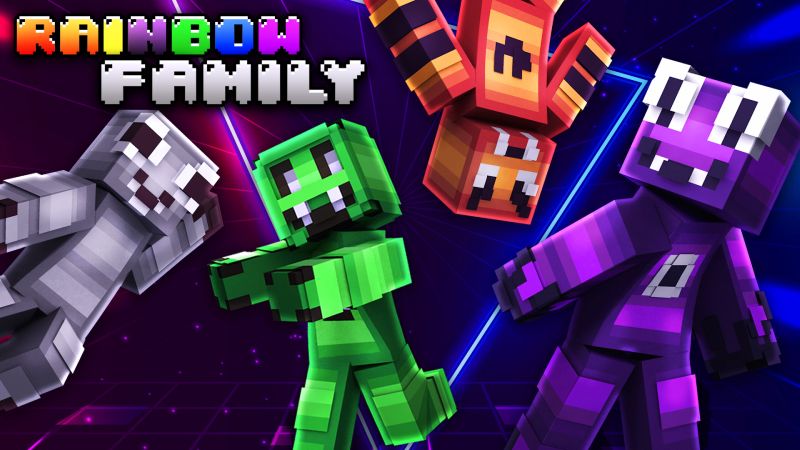 Rainbow Family on the Minecraft Marketplace by Heropixel Games