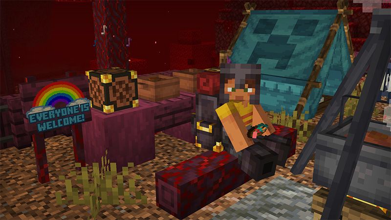 Camping Backpack Add-On 2.0 by HorizonBlocks