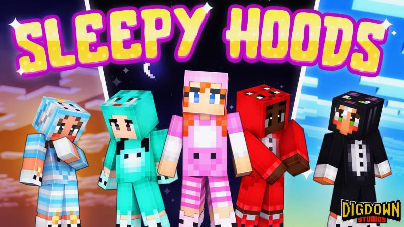 Sleepy Hoods on the Minecraft Marketplace by Dig Down Studios Sleepy Hoods on the Minecraft Marketplace by Dig Down Studios