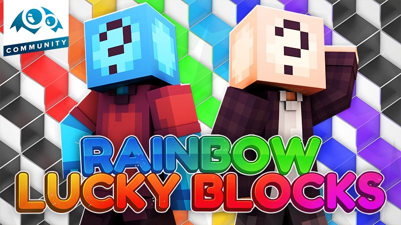 Rainbow Lucky Blocks on the Minecraft Marketplace by Monster Egg Studios Rainbow Lucky Blocks on the Minecraft Marketplace by Monster Egg Studios