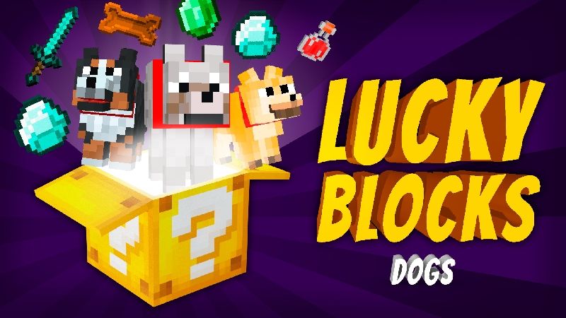 Lucky Blocks Dogs on the Minecraft Marketplace by VoxelBlocks Lucky Blocks Dogs on the Minecraft Marketplace by VoxelBlocks