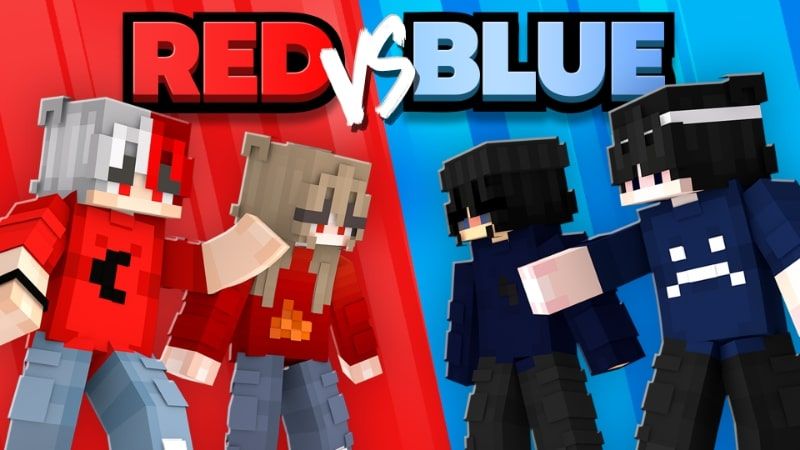 Red VS Blue on the Minecraft Marketplace by Piki Studios