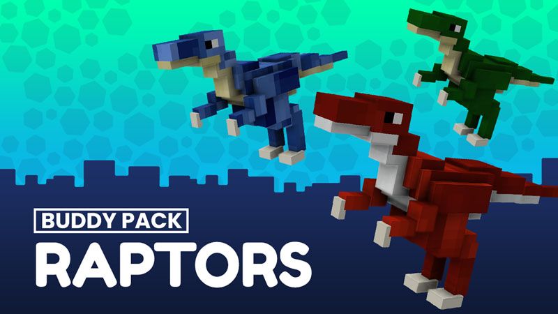 Raptors Buddy Pack on the Minecraft Marketplace by CubeCraft Games Raptors Buddy Pack on the Minecraft Marketplace by CubeCraft Games