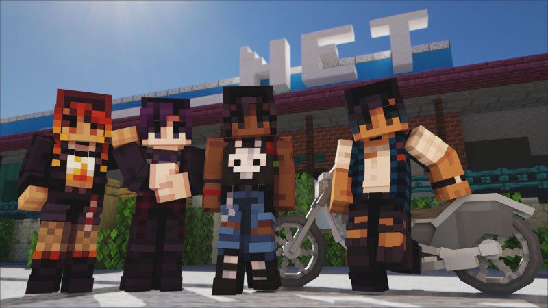Grunge Bikers on the Minecraft Marketplace by CubeCraft Games Grunge Bikers on the Minecraft Marketplace by CubeCraft Games
