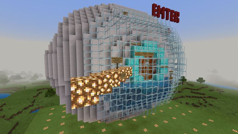 The Human Eye by Minecraft